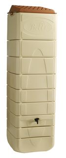 Récupérateur eau de pluie mural 650L beige - BELLI