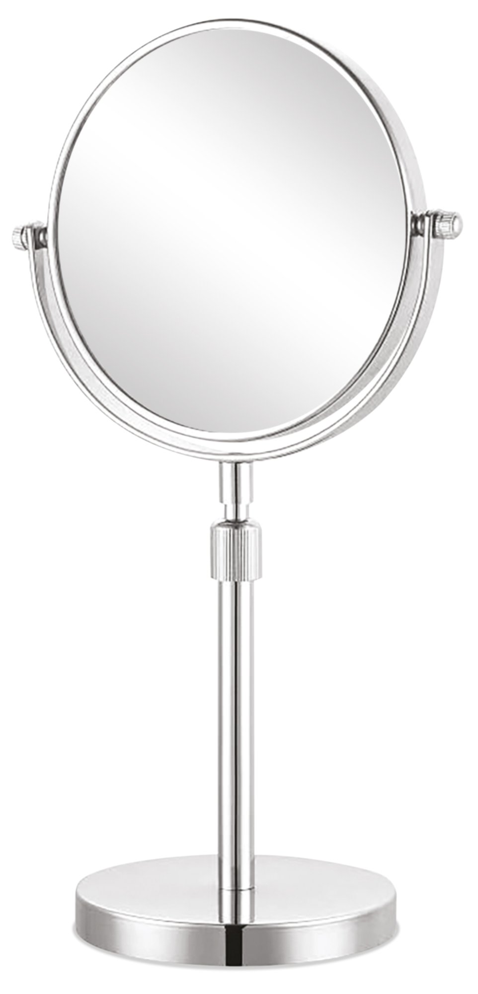 Miroir pivotant LED Sur pied extensible D.15cm