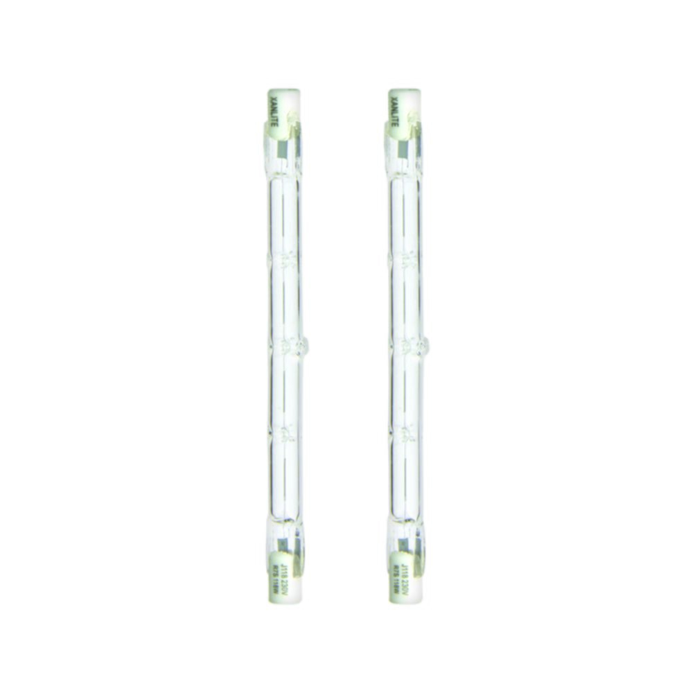 2 ampoules halogènes R7S 118mm 2220lm 138W 2900K Dimmable