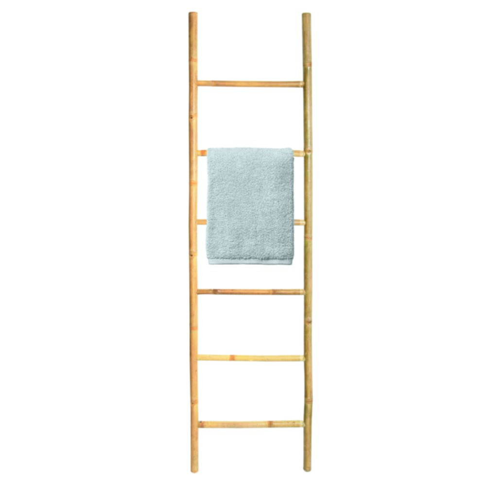 Porte serviettes échelle 6 niveaux Bambou 190x50cm - MSV