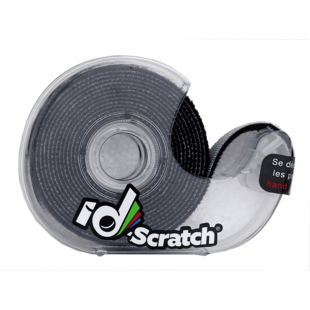 Dévidoir Scratch 2cmx2m Noir - ID SCRATCH