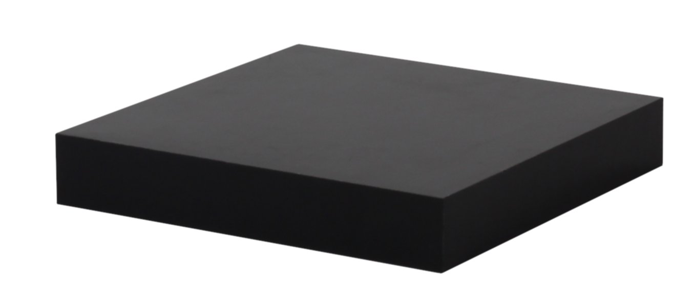 Étagère Épaisse Noir 23x23,5x3,8cm - DECO SYSTEM