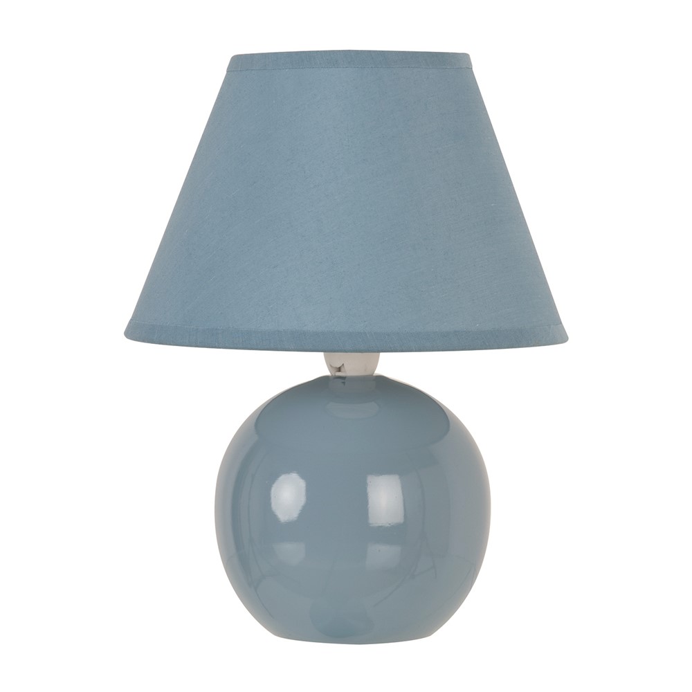 Lampe Mini Lou Céramique Bleu Glacier 26cm 40W - COREP
