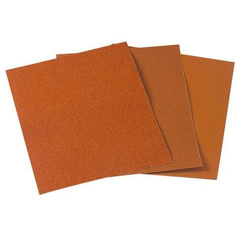Feuille abrasive papier corindon grain 60 230x280mm WOLFCRAFT