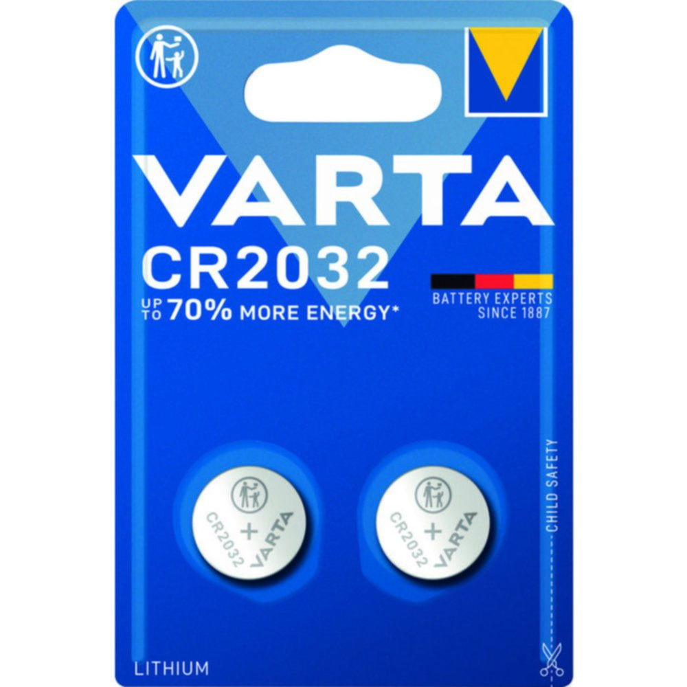 2 piles lithium CR2032 - VARTA