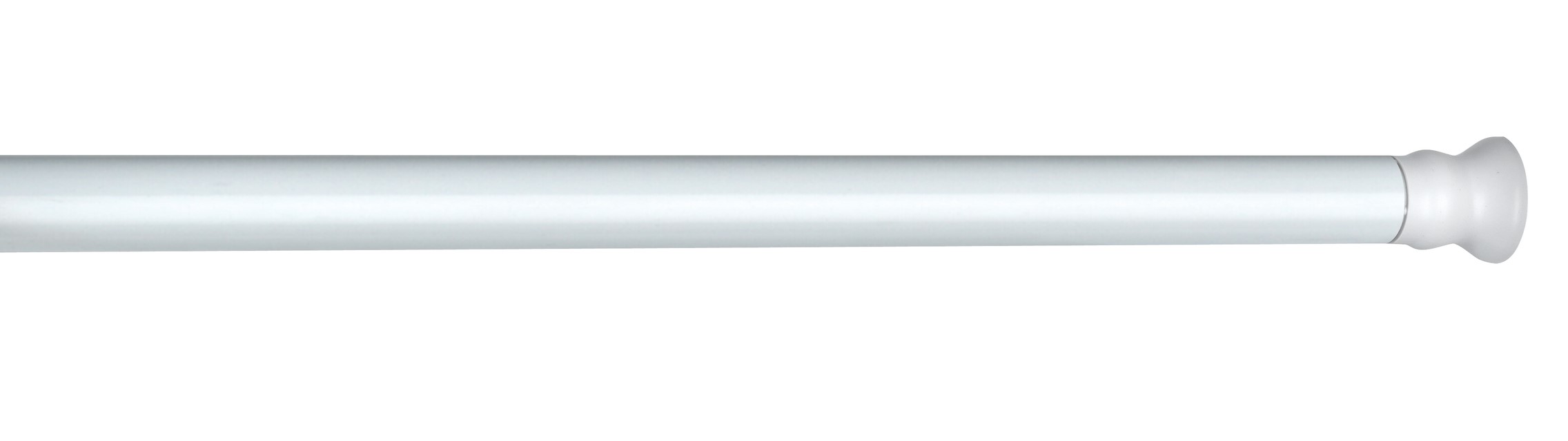 Barre de douche télescopique Ø28mm 110-185cm blanc