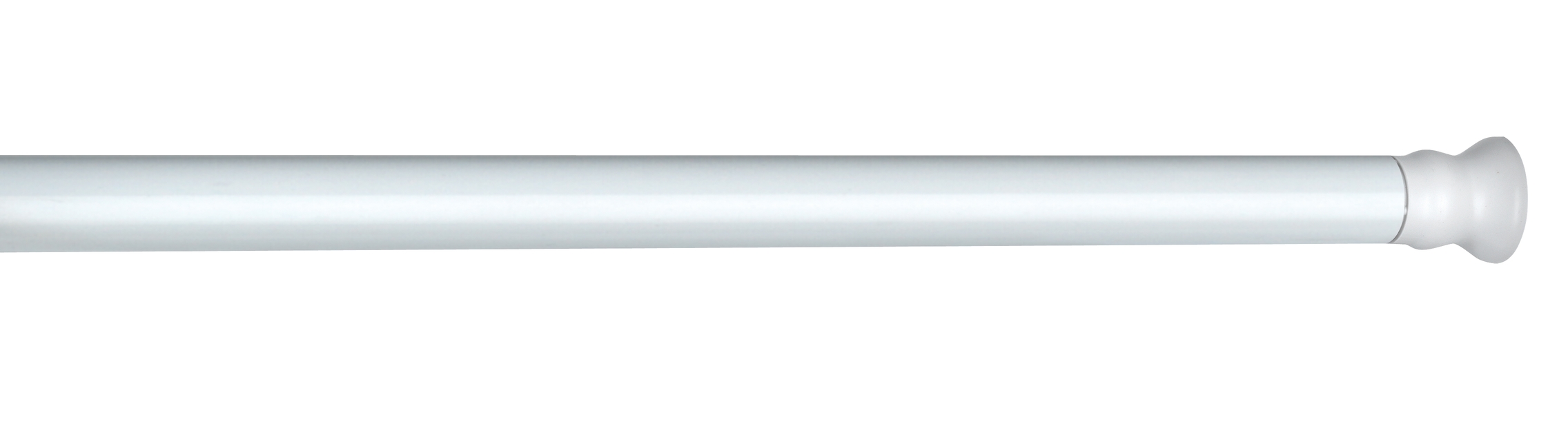 Barre de douche télescopique Ø28mm 110-245cm blanc