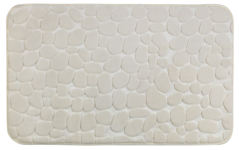 Tapis de bain Memory Foam 50x80cm Pebbles beige - WENKO 