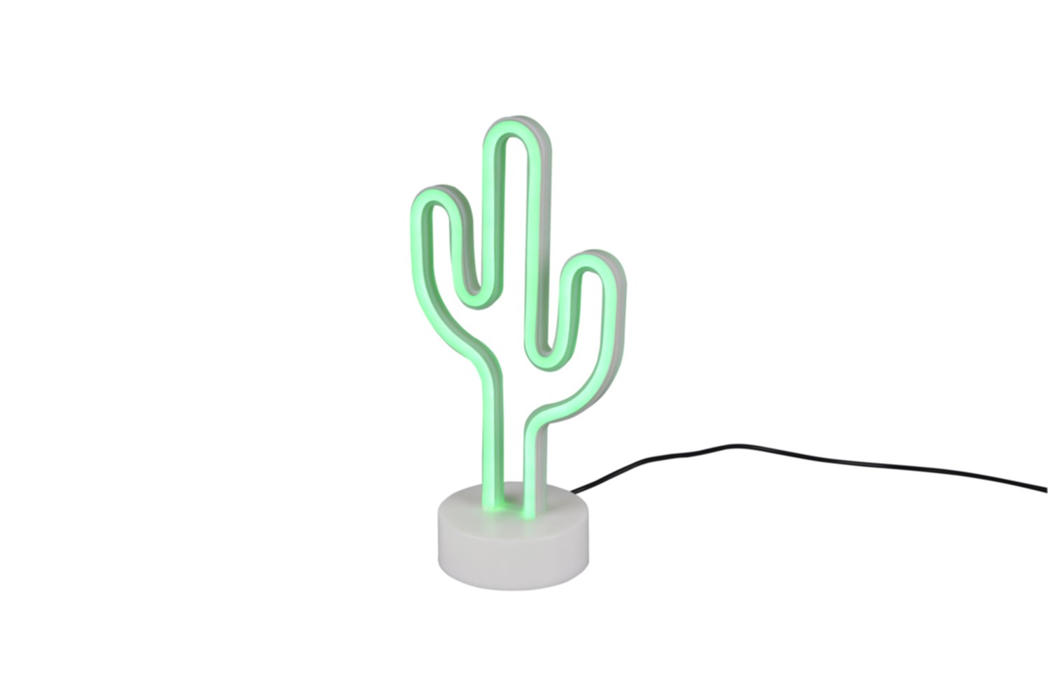 Lampe de Table Cactus Blanc H.29cm - REALITY