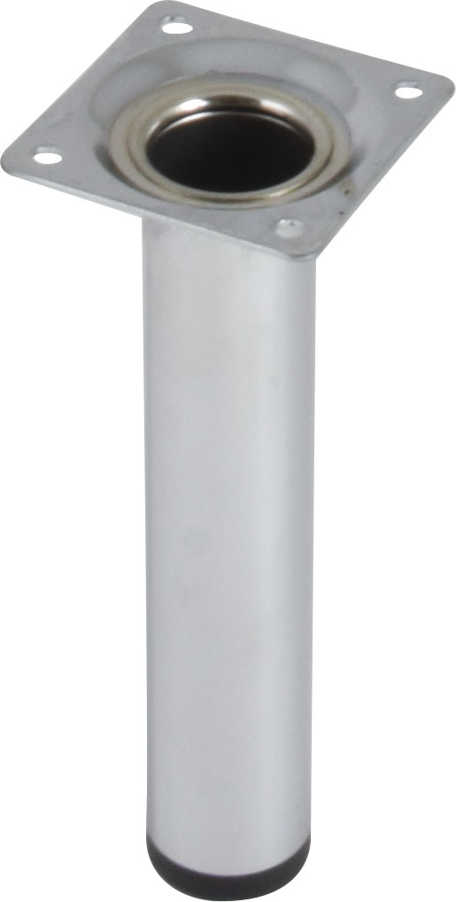 Pied cylindrique chromé H.150 Ø30 mm - BAR PLUS