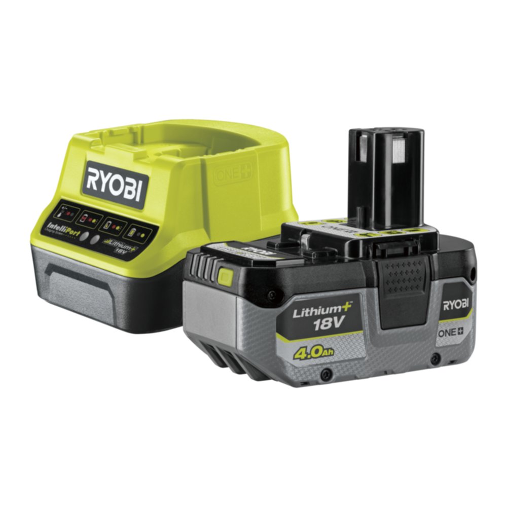 Batterie ONE+ 18V 4,0Ah + chargeur rapide RC18120-140XG - RYOBI