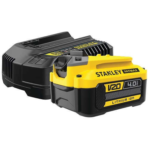 Starter kit chargeur 2Ah + 1 batterie 18V 4Ah - STANLEY FATMAX