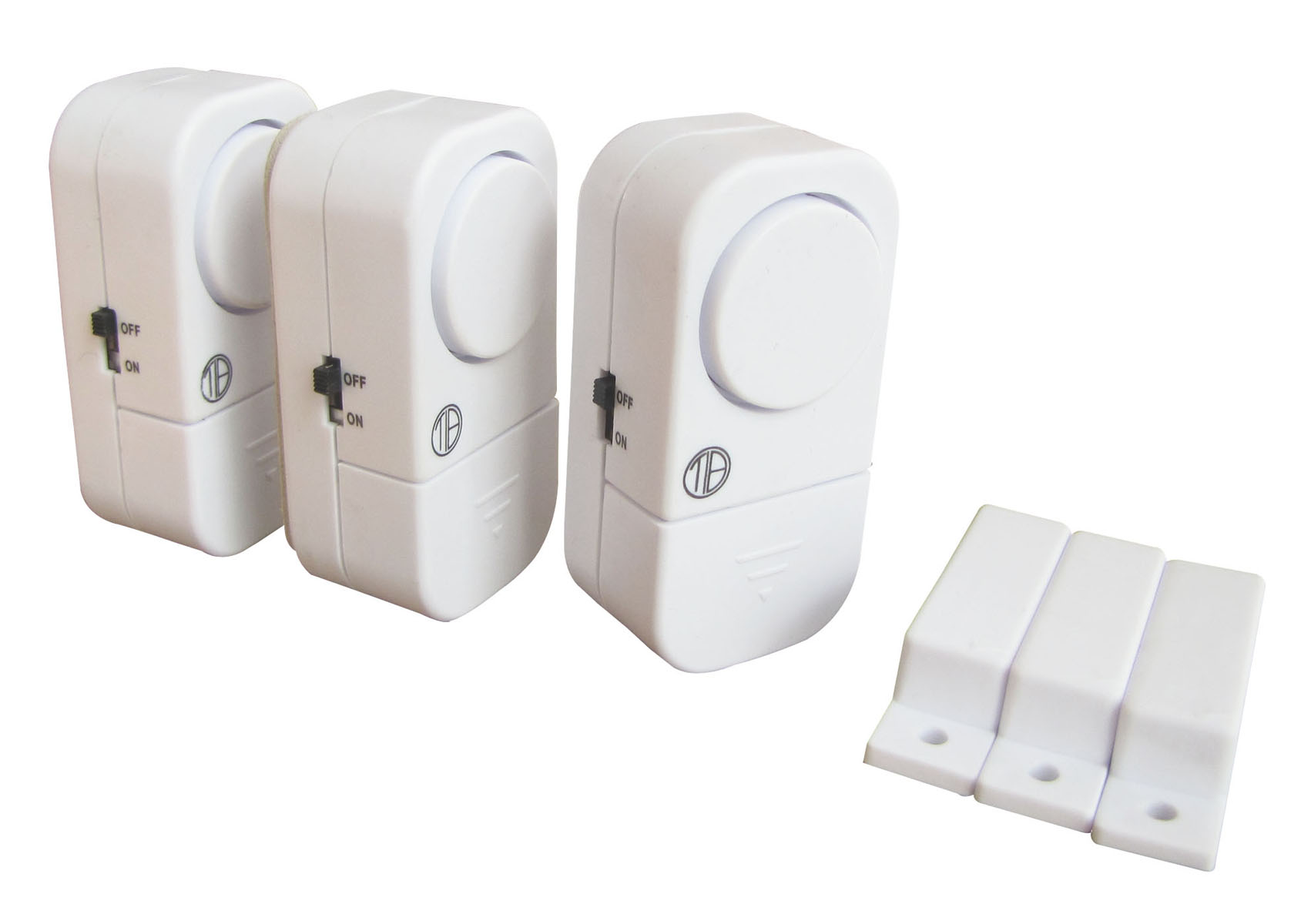 3 mini-alarmes sans fil pour détection d'ouverture - TIBELEC