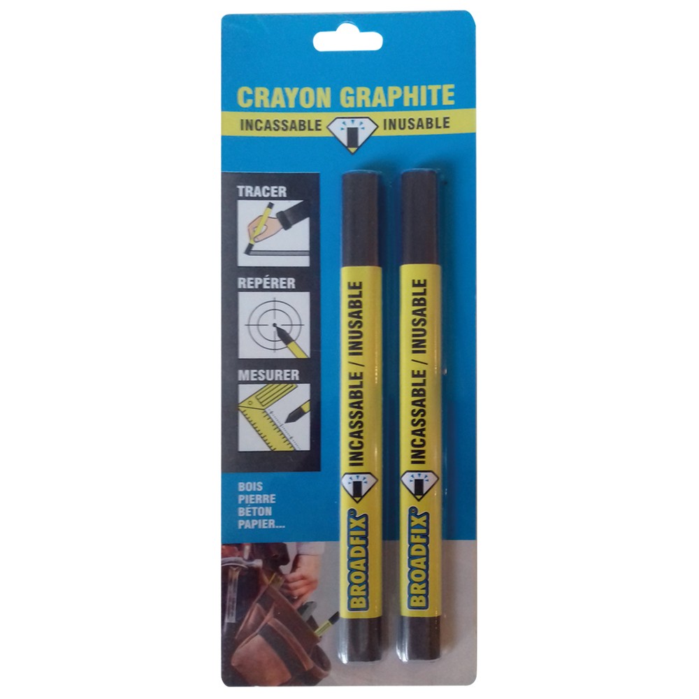 2 crayons de traçage Broadfix