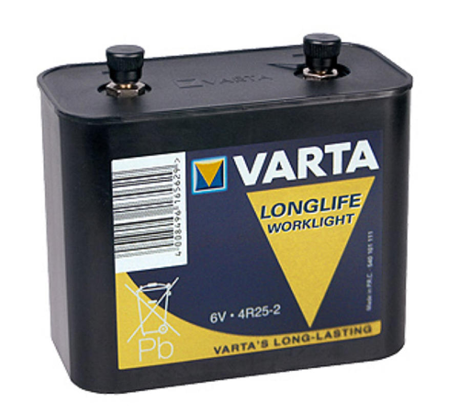 Pile saline spéciale VARTA 4R25-2 6V  
