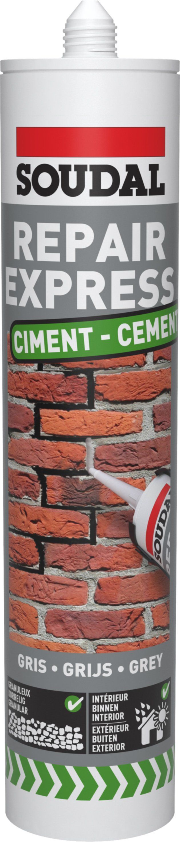 Enduit de rebouchage Repair express ciment gris 290 ml