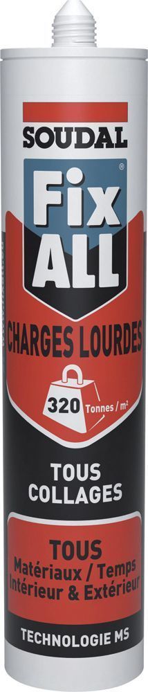 Mastic-colle Fix All charges lourdes 290 ml