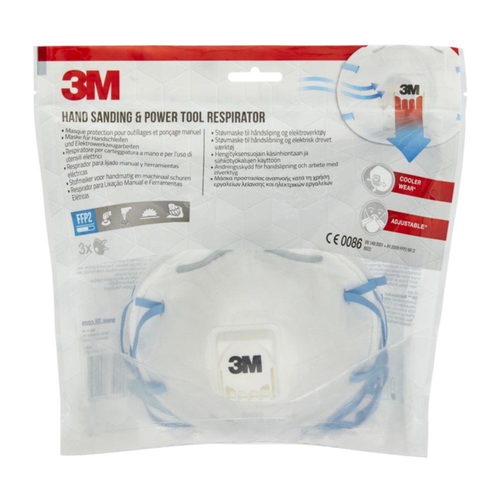 Masque de protection respiratoire avec valve - 3M