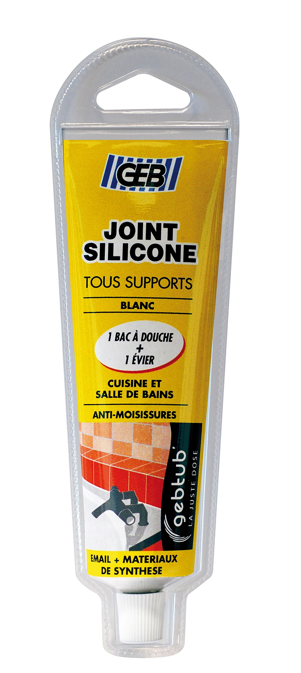 Silicone Tous Supports Blanc 100ml - GEB
