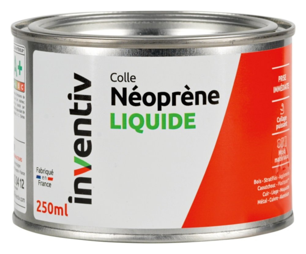Colle néoprène assemblage liquide 250ml - INVENTIV