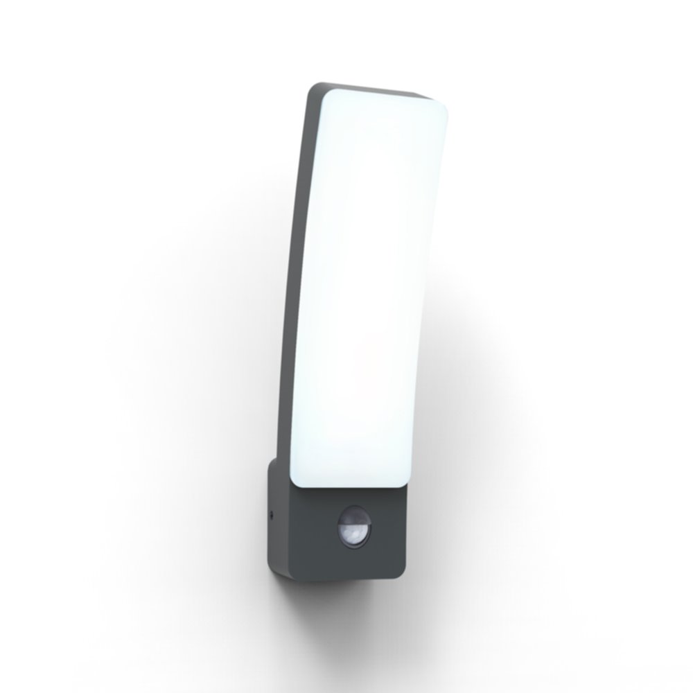 Applique extérieure LED Kira Sensor gris foncé 31cm 18W - LUTEC