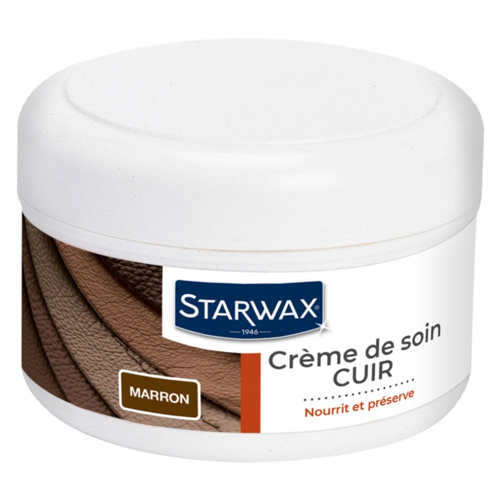 crème rénovante cuir marron - STARWAX
