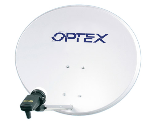 Antenne parabole 60 cm + tête universelle 1 sortie - OPTEX
