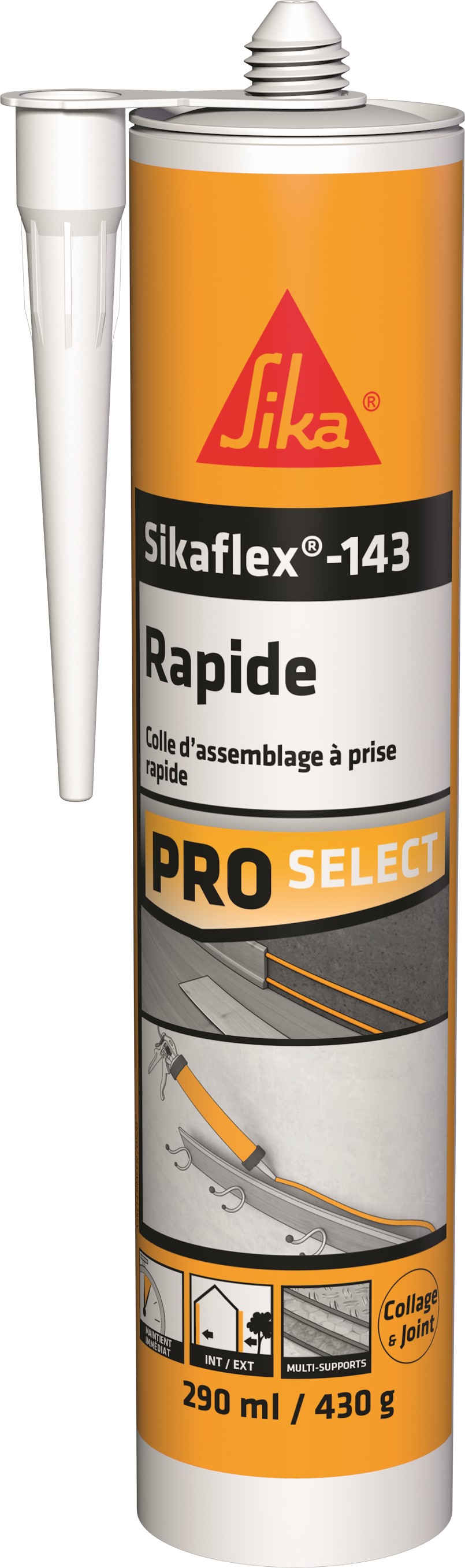 Colle Rapide Sikaflex®-143 Blanc 430gr - SIKA