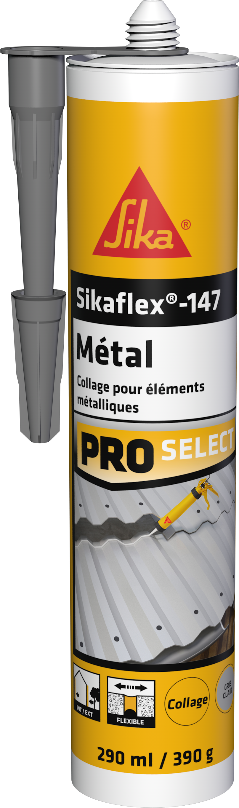 Collage éléments métalliques Sikaflex-147 - SIKA