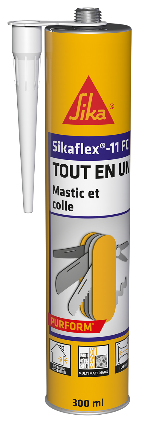 Mastic Colle Tout en Un Sikaflex® 11 FC 300ml Blanc - SIKA