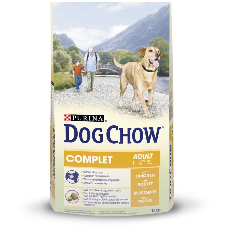 Croquettes Chien Dog Chow Complet Poulet 14kg - PURINA