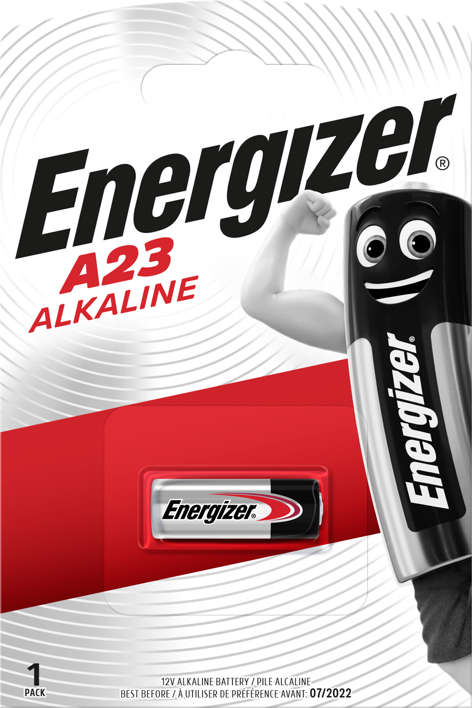 Pile A23 12V Alcaline Energizer Baton B1