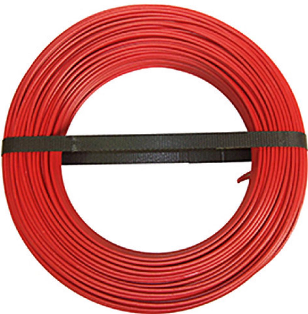 Câble HO7 VU rouge 2,5mm² bobine de 100 mètres