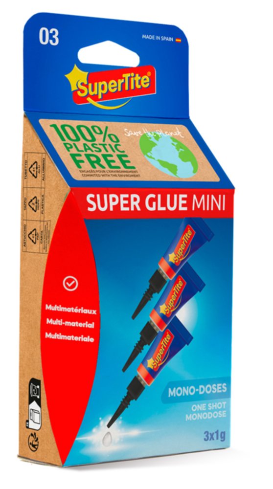 Colle instantanée super glue monodose 3x1g - SUPERTITE