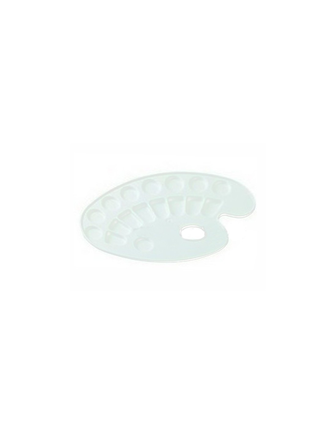 Palette en plastique alvéolée ovale 24,5x15cm - ROYAL TALENS