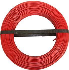 Câble électrique HO7VU 1,5mm² rouge (vendu au m) - ELECTRALINE