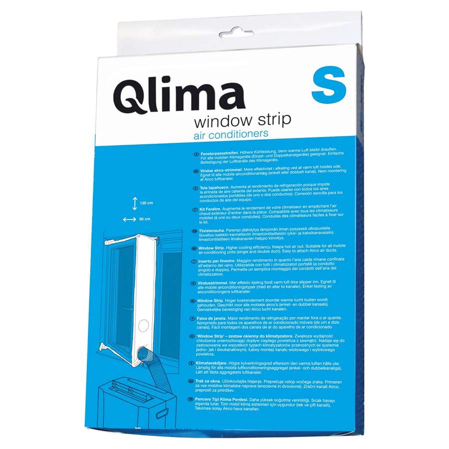 Kit pour climatiseur mobile adaptaté aux fenêtres taille S - QLIMA