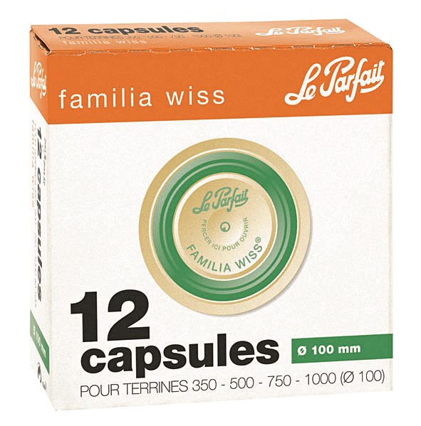 Capsule Familia Wiss Ø100 boite de 12 - LE PARFAIT