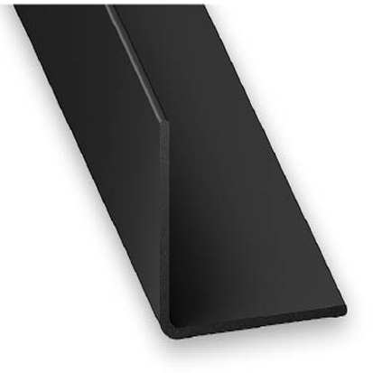 Cornière PVC 15x15mm 1m Noir - CQFD