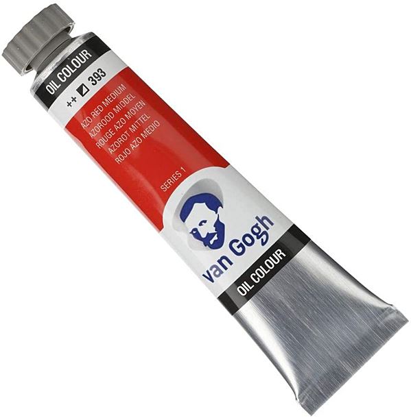Peinture à l'huile tube 20ml rouge de cadmium foncé  306  - VAN GOGH