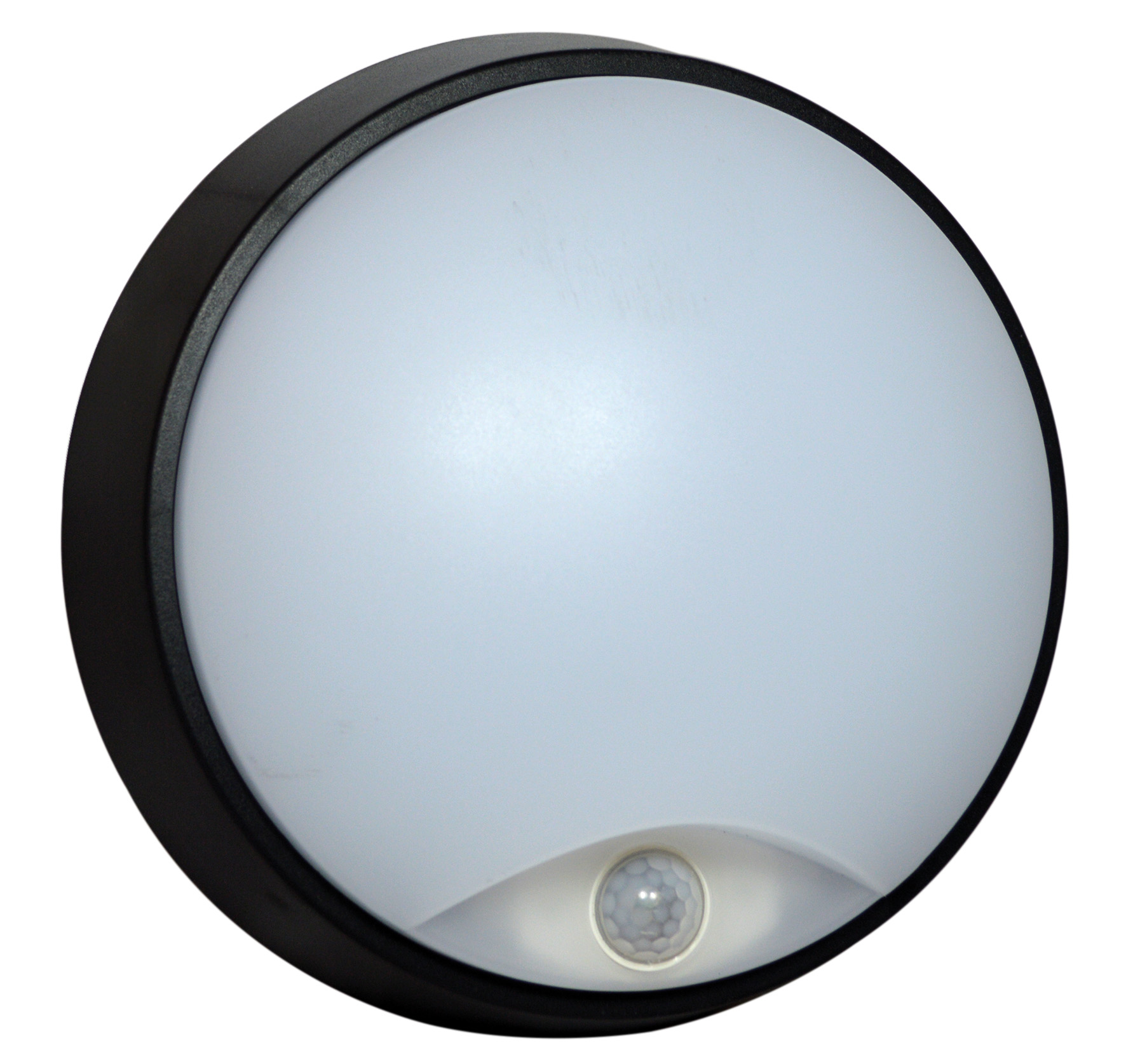 Hublot LED rond 10W blanc avec détecteur - TIBELEC 