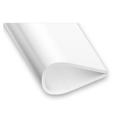 Serre Feuillet PVC l.15mm 1m Blanc - CQFD