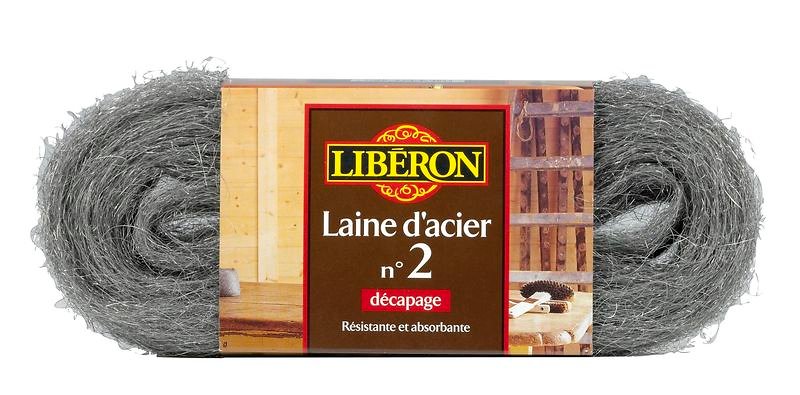 Laine Acier n°2- 150Gr LIBERON