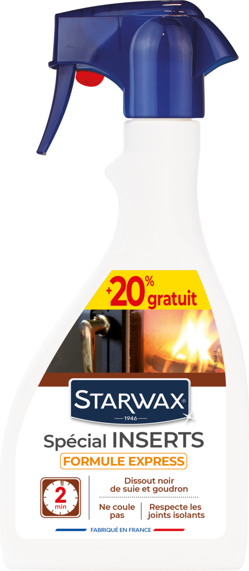 Box Nettoyant Inserts de Cheminées 500ml+20% - STARWAX