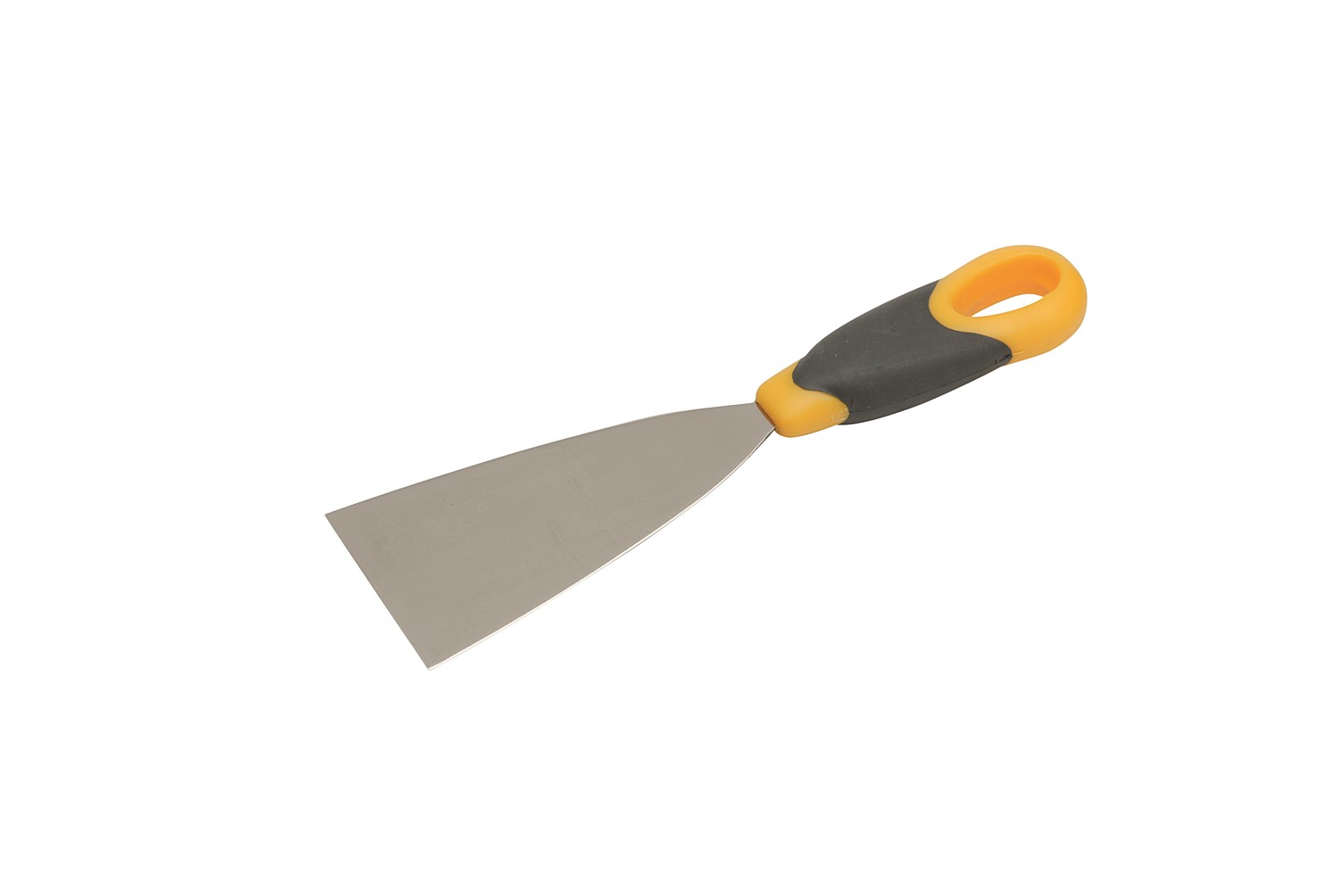 Couteau de peintre inox bi-matière n° 7