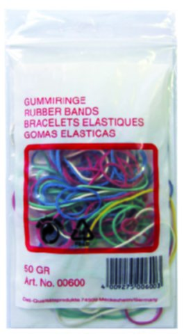 Elastiques Bracelets multicolore 50gr