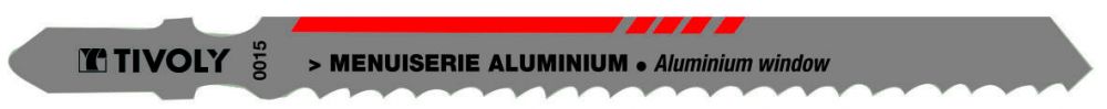 2 lames scie sauteuse T aluminium EP2-30-TIVOLY