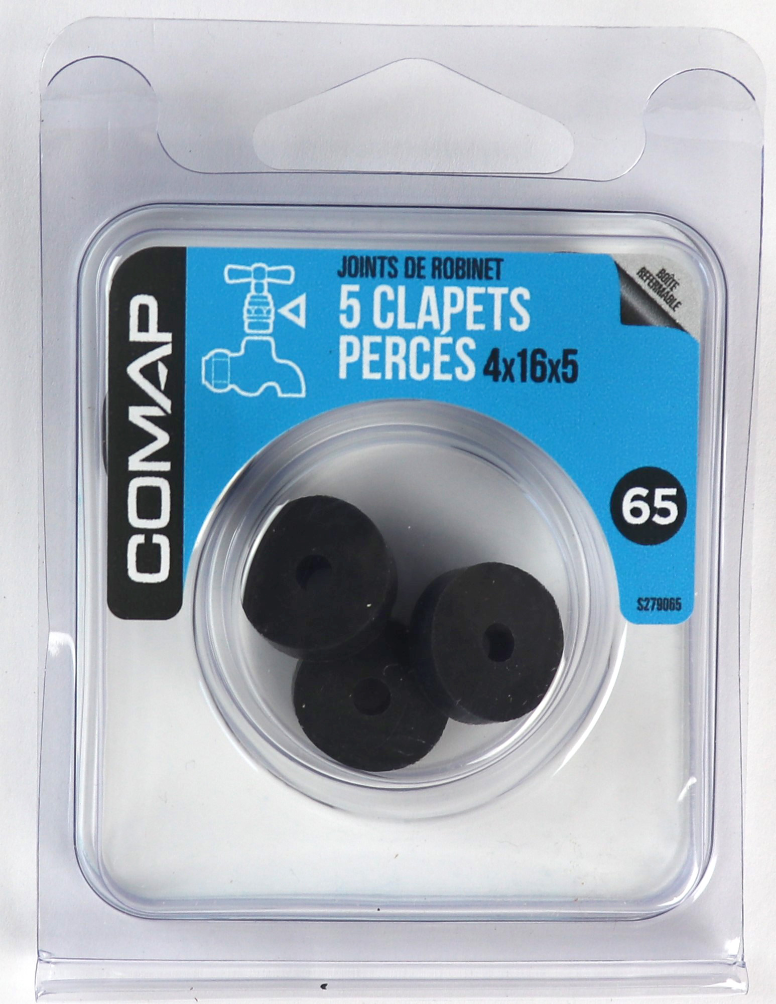 5 Clapets percés 4x16x5 - COMAP