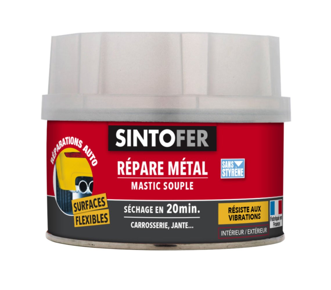 Mastic Répar’ métal souple Sintofer 500ml - SINTO