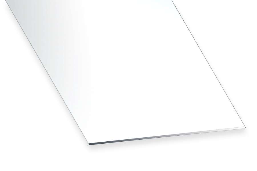 Plat PVC 100x2mm 2,60m Blanc
